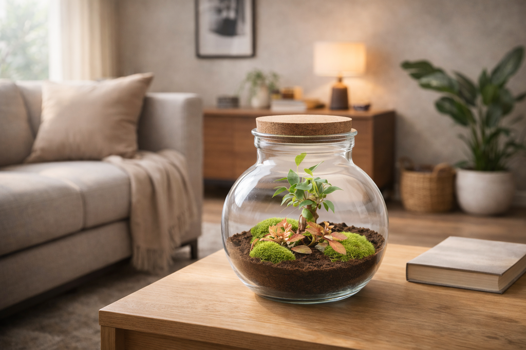 Flaschengarten Teddy – Bonsai