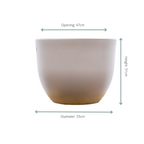 Topf Eggy Taupé - Ø55cm-↕43cm Everspring
