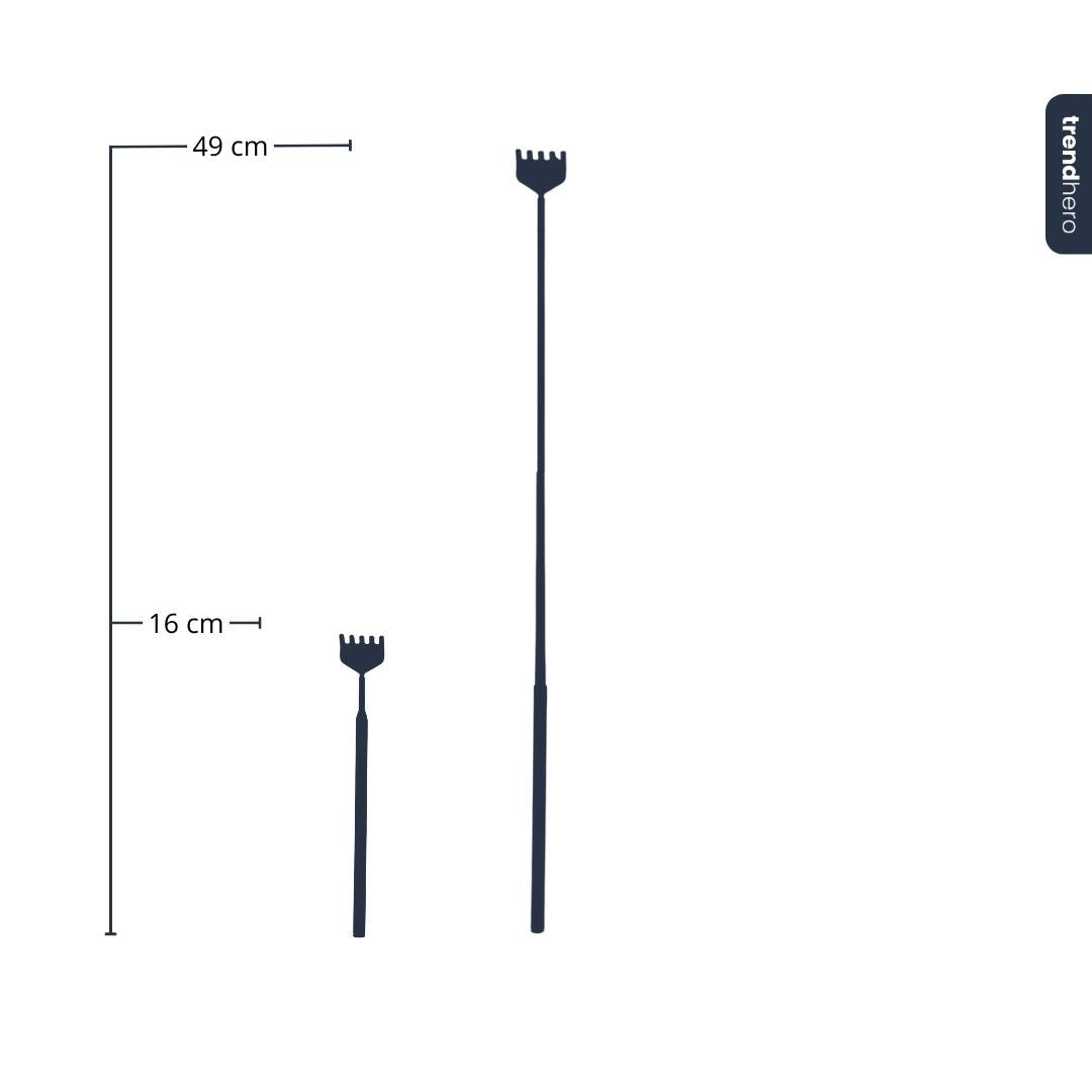 Flaschengarten - Werkzeug – Harke – 16–49cm – Teleskop – Edelstahl - Terrarium Werkzeug Everspring