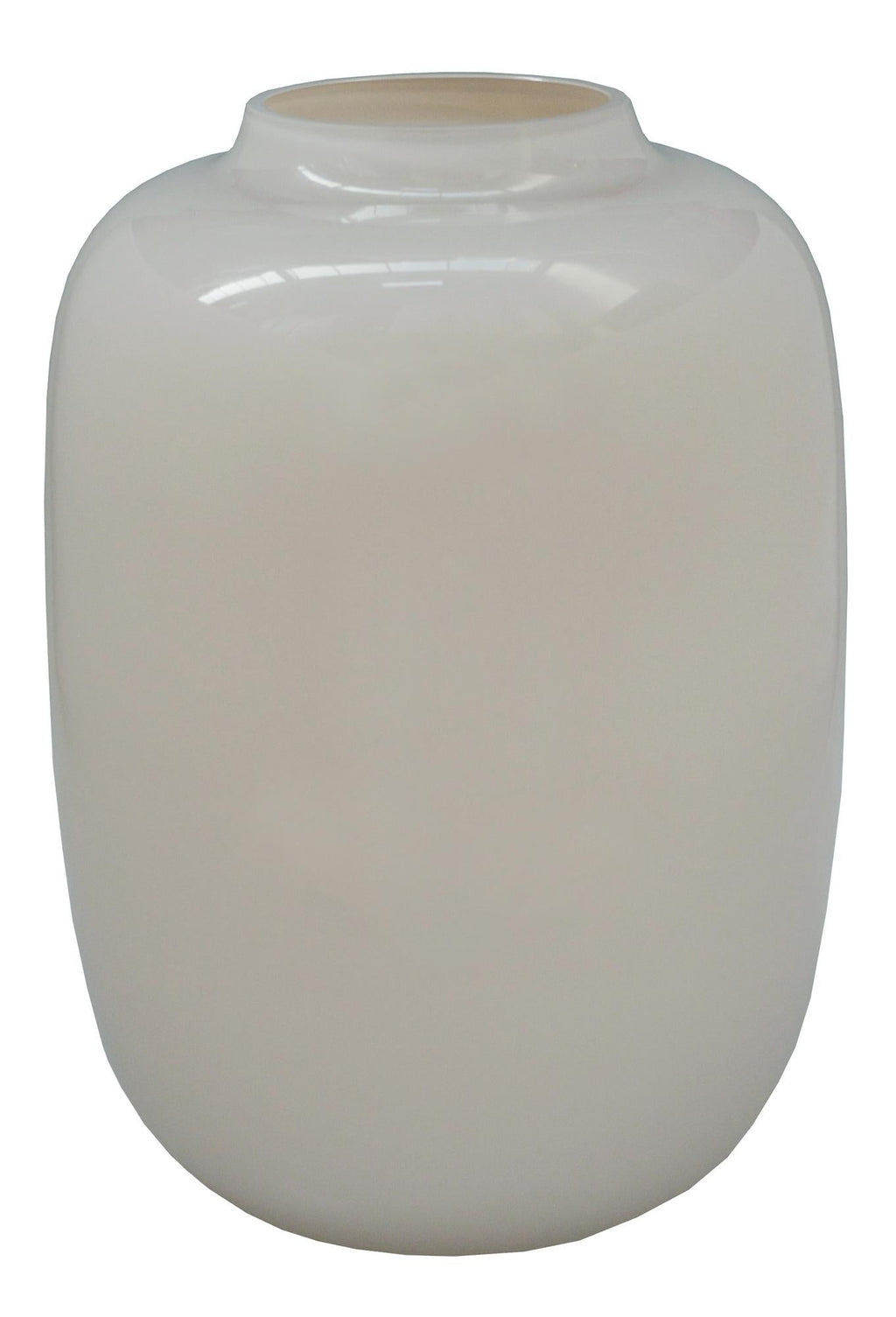 Vase aus Glas – Ø25cm-↕35cm – Arctic Ivory Everspring