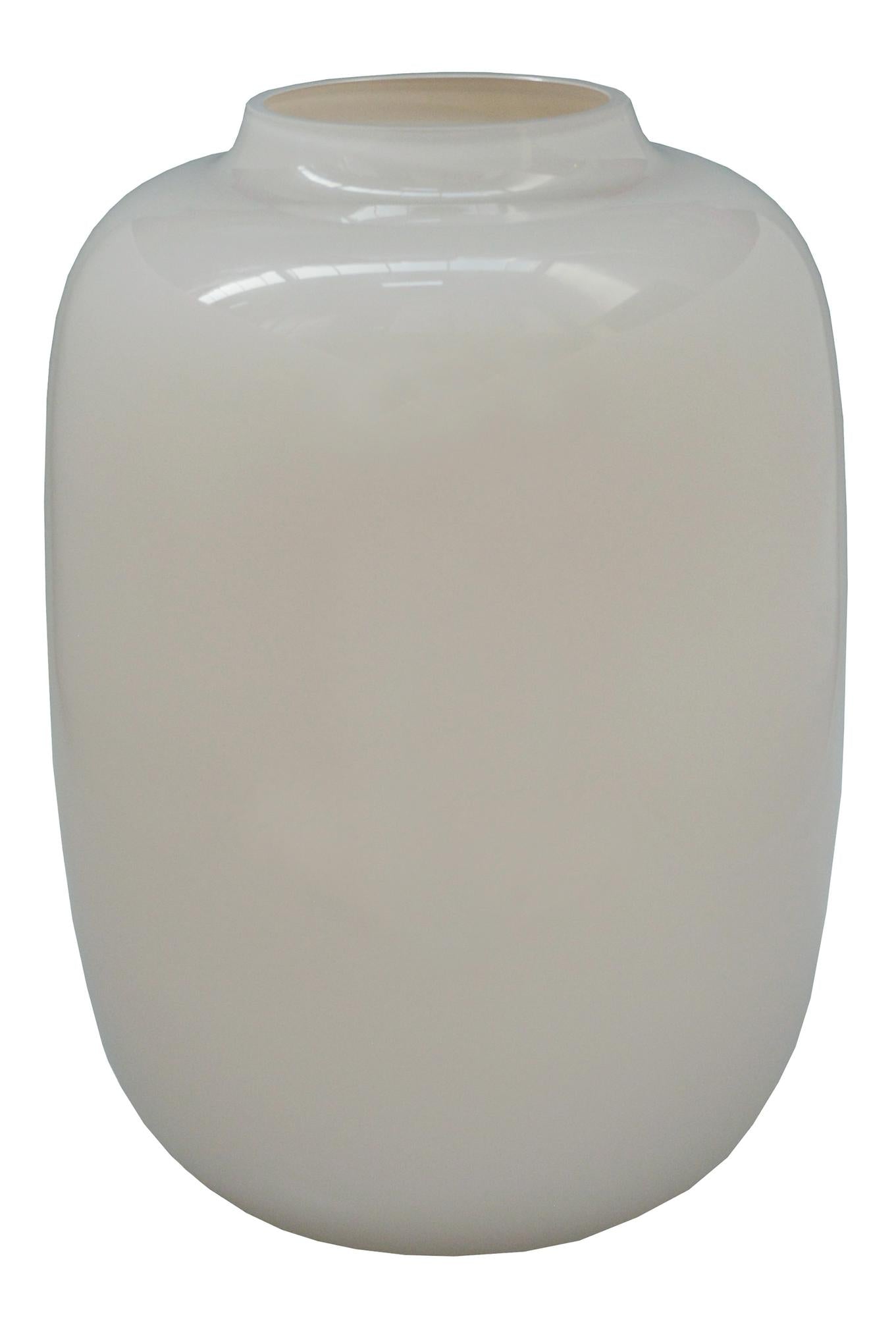 Vase aus Glas – Ø25cm-↕35cm – Arctic Ivory Everspring