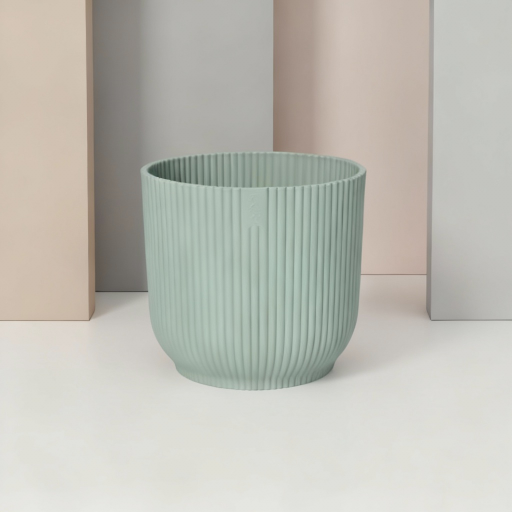Topf Elho Vibes Fold Round Grün - Ø14cm-↕13cm Everspring