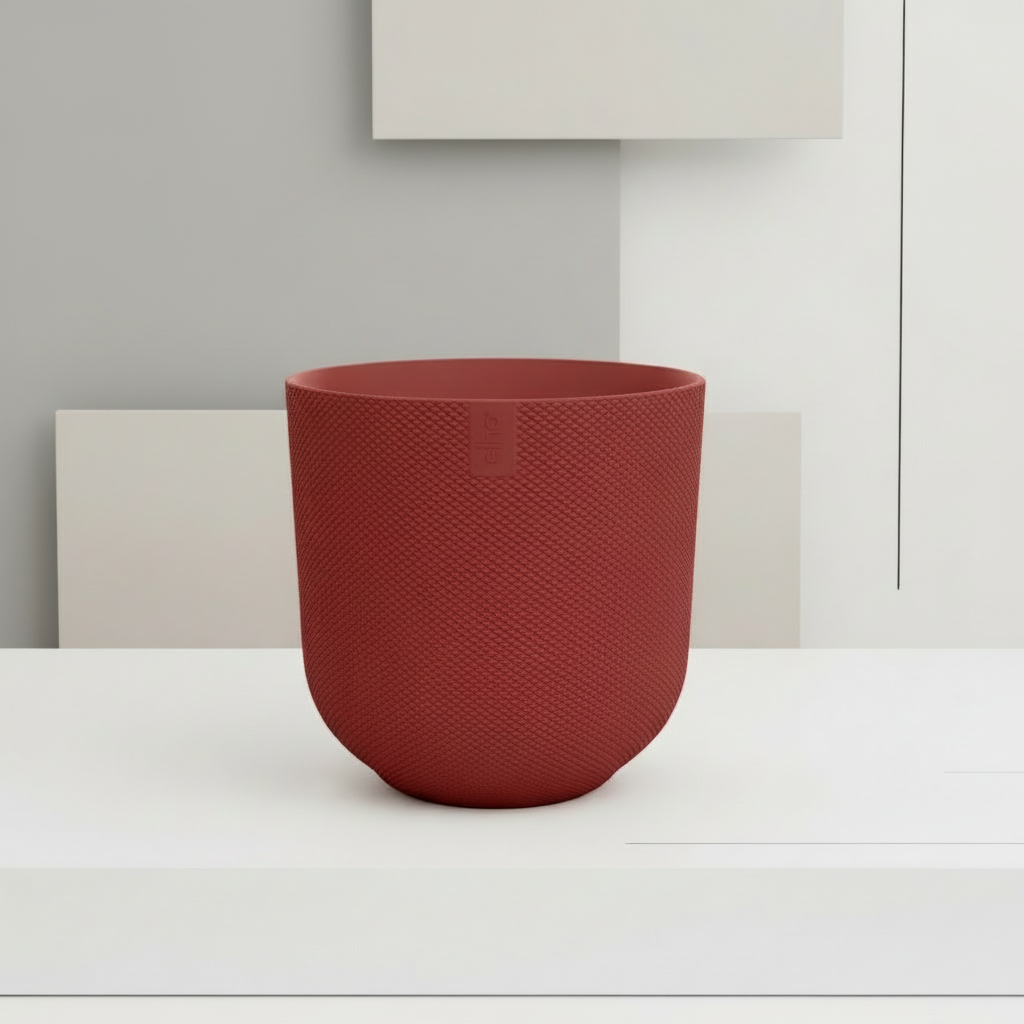 Topf elho Jazz Round tuscan Rot - Ø26cm-↕24cm Everspring