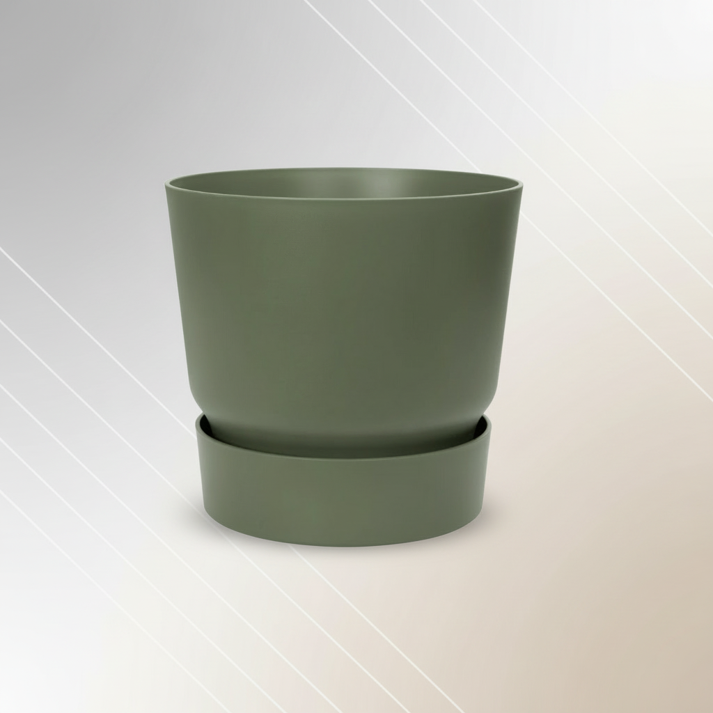 Topf Elho Greenville Round Grün - Ø24cm-↕23cm Everspring