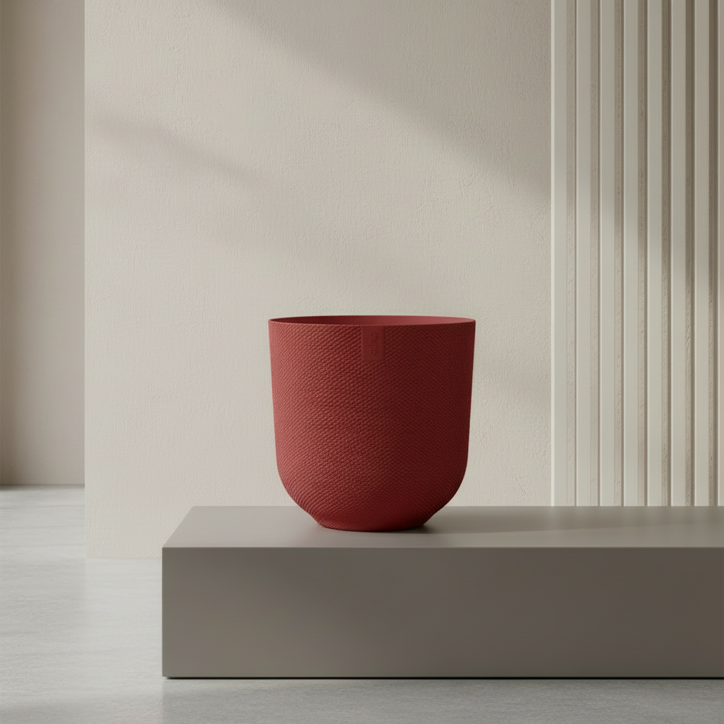 Topf Elho Jazz Round Tuscan Rot - Ø19cm-↕18cm Everspring