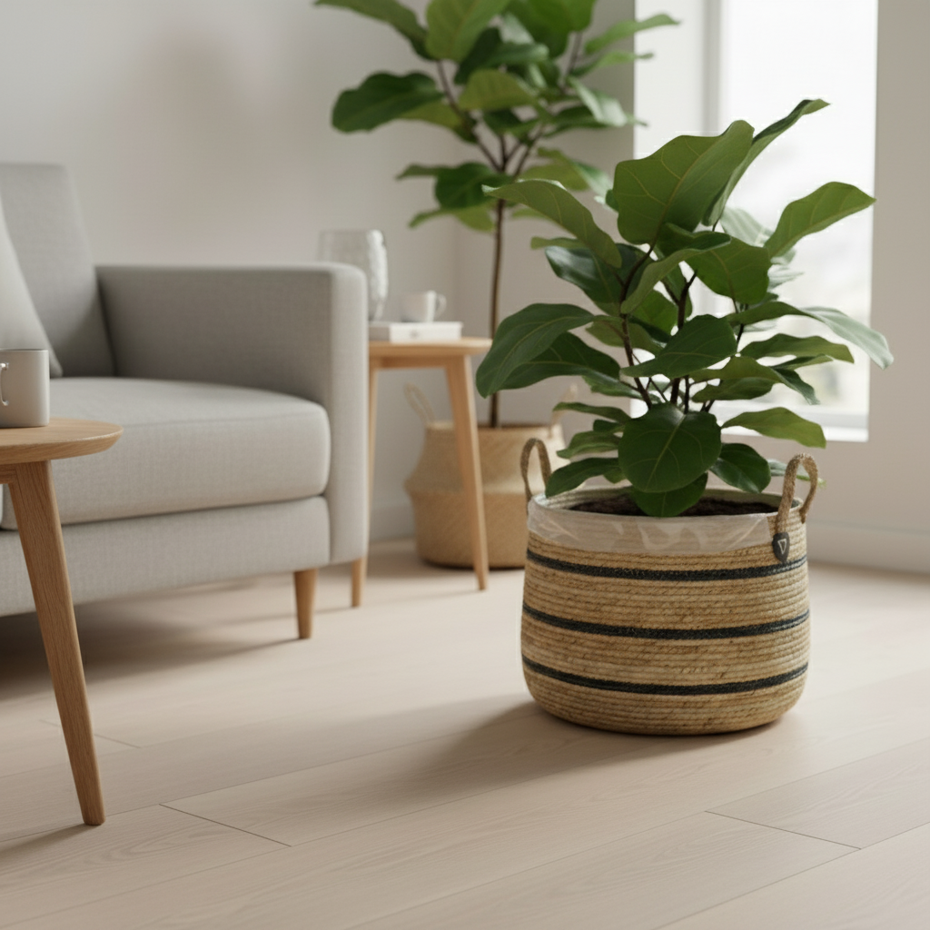 Mand Isla Schwarz - Ø43cm-↕30cm Everspring