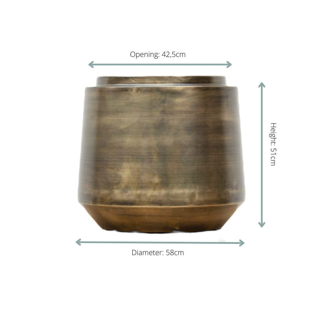 Topf Indigo Vintage Gold - Ø58cm-↕51cm Everspring