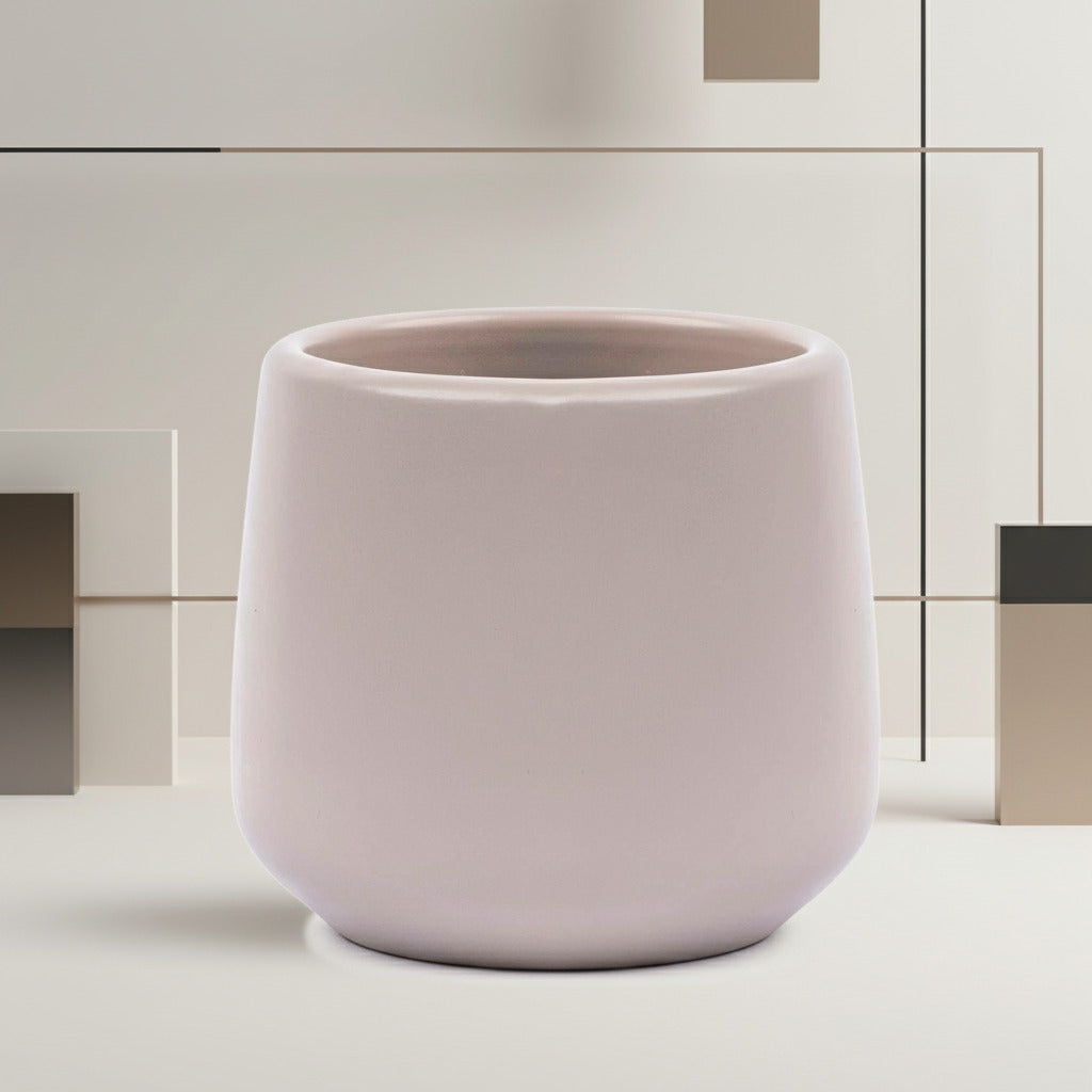 Topf Joey Grijs mat - Ø7-8cm-↕7.5cm Everspring