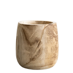 Blumentopf - Holz Hellbraun - Pia Blumentopf - M - Ø23cm-↕25cm Everspring
