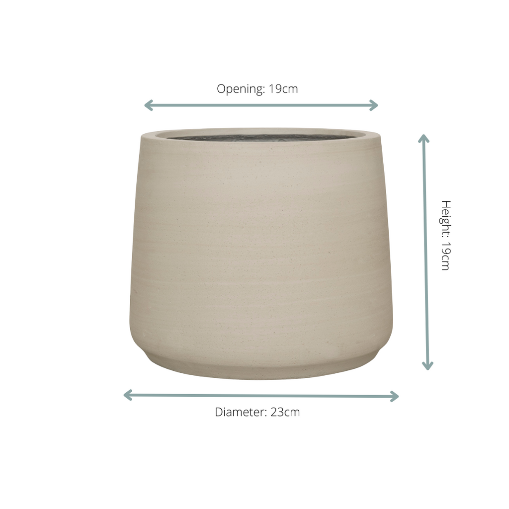 Jumbo Patt Beige Washed - Ø23cm-↕19cm Everspring