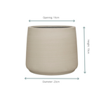 Jumbo Patt Beige Washed - Ø23cm-↕19cm Everspring
