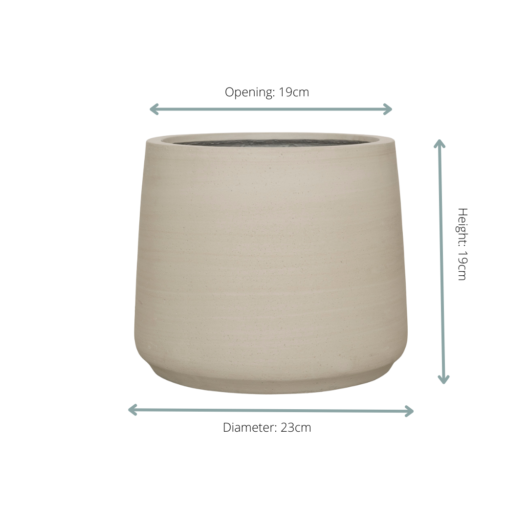 Jumbo Patt Beige Washed - Ø23cm-↕19cm Everspring