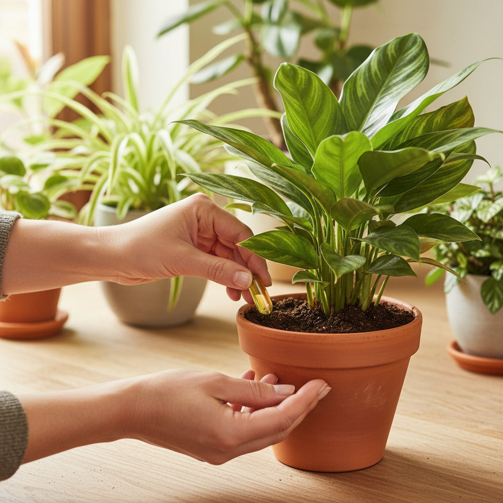 Bio Cure für widerstandsfähige und gesunde Zimmerpflanzen Kapseln - 12 Stück Everspring