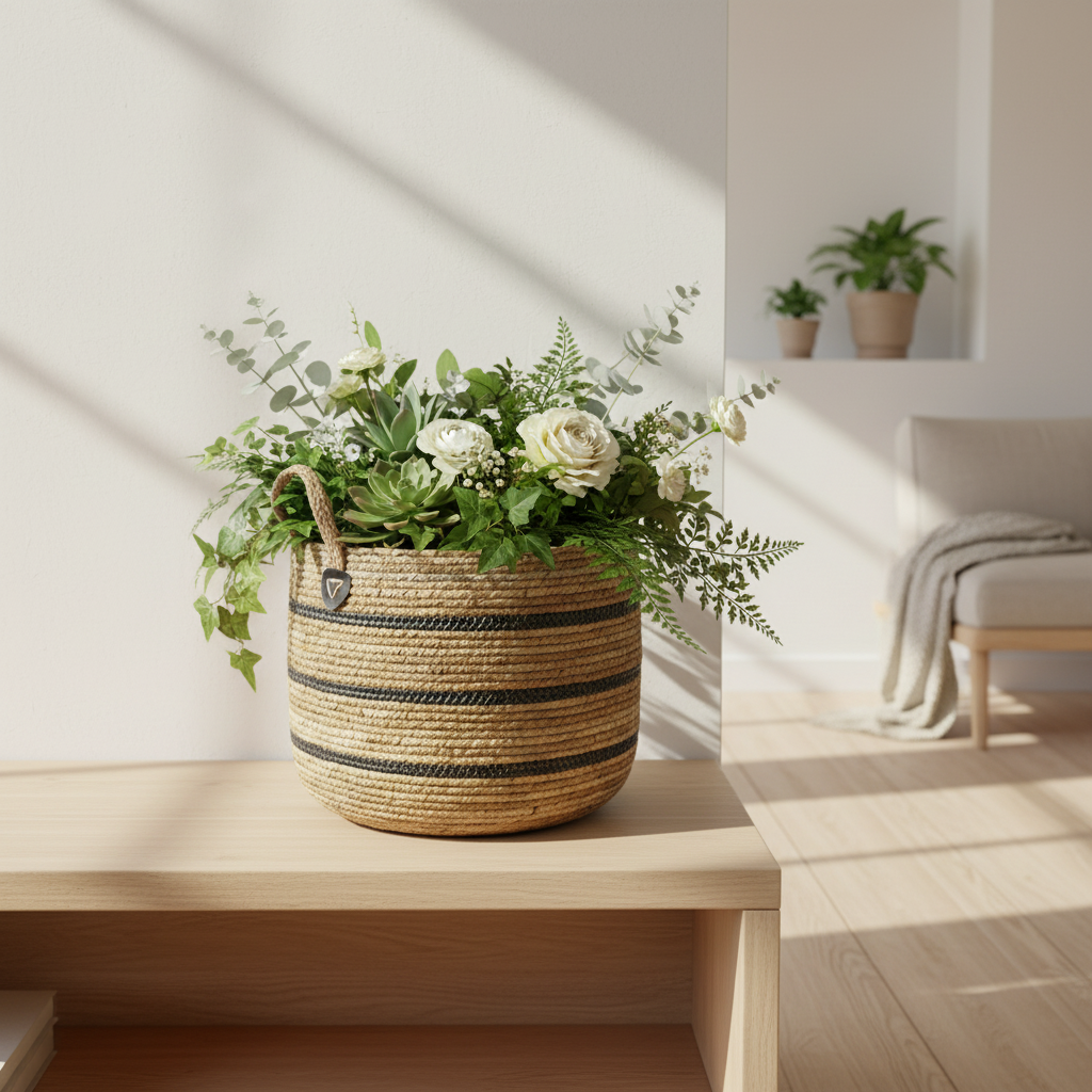 Mand Isla Schwarz - Ø28cm-↕19cm Everspring