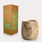 Blumentopf - Holz Hellbraun - Pia Blumentopf - M - Ø23cm-↕25cm Everspring