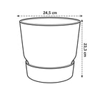 Topf Elho Greenville Round Grün - Ø24cm-↕23cm Everspring