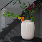 Vase aus Glas – Ø25cm-↕35cm – Arctic Ivory Everspring