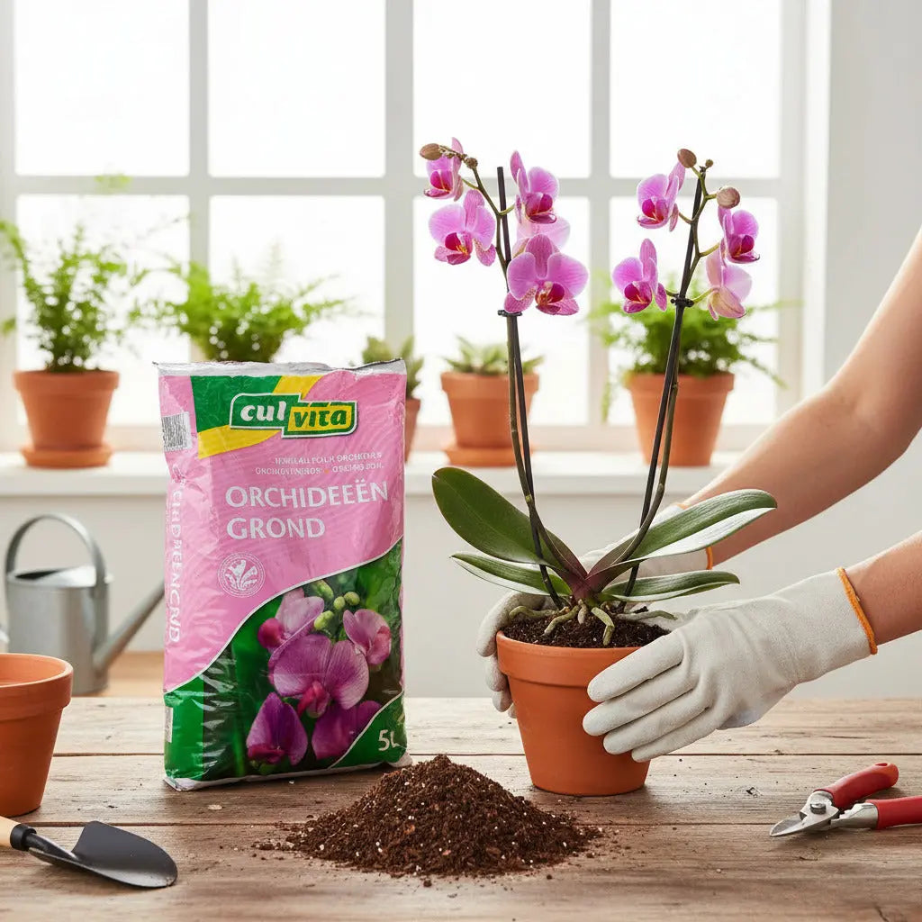 Culvita - Orchideenerde 5Liter - Blumenerde für Orchideen Everspring