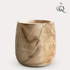 Blumentopf - Holz Hellbraun - Pia Blumentopf - M - Ø23cm-↕25cm Everspring