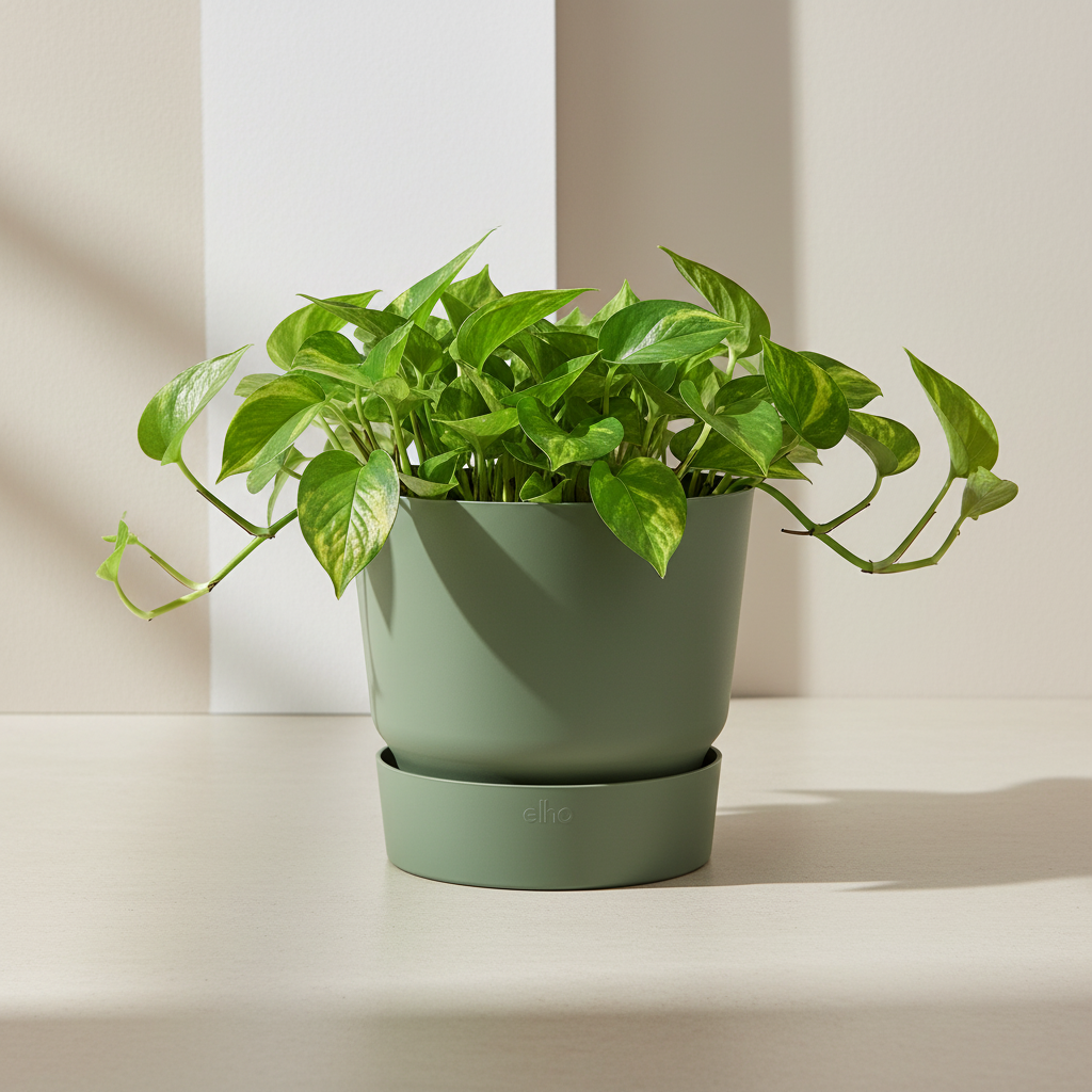 Topf Elho Greenville Round Grün - Ø39cm-↕37cm Everspring