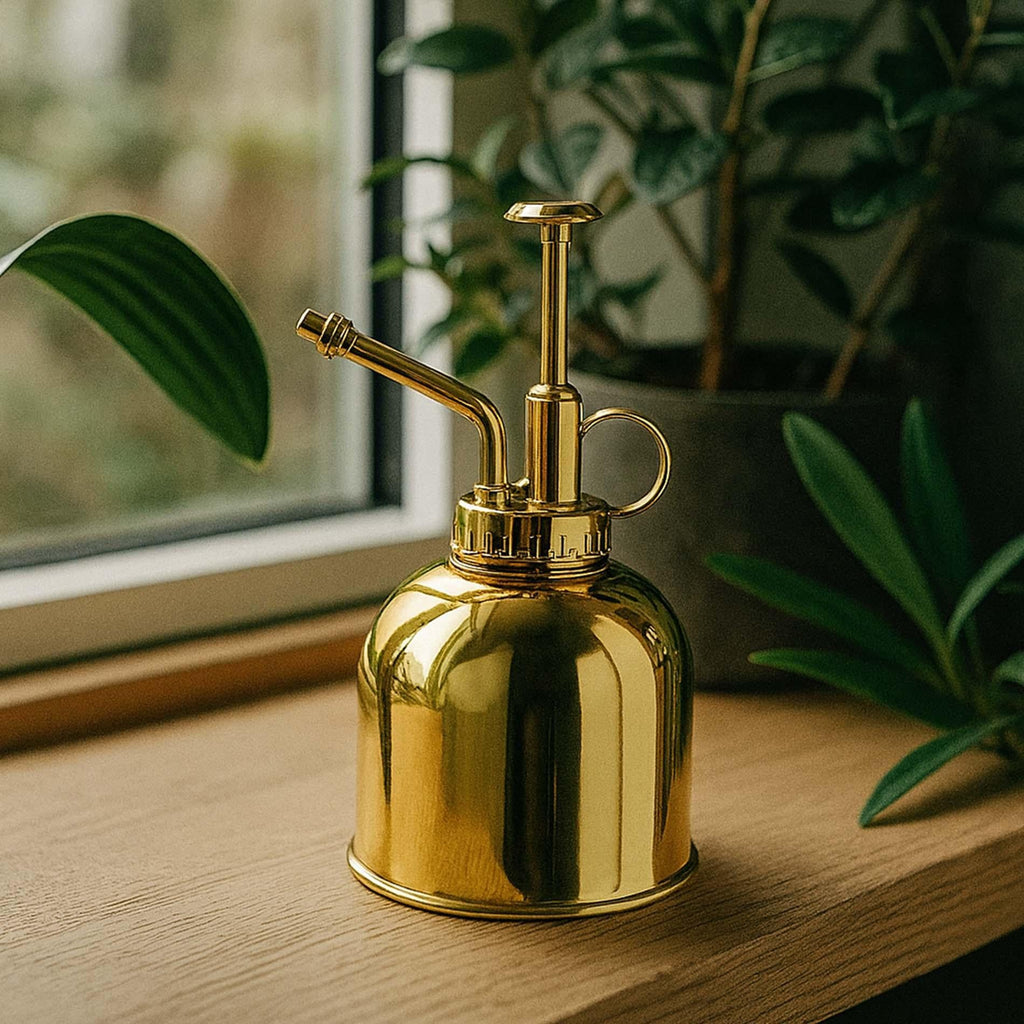 ✨ Pflanzensprüher – Gold – Edelstahl (rostfrei) - 300ml Everspring