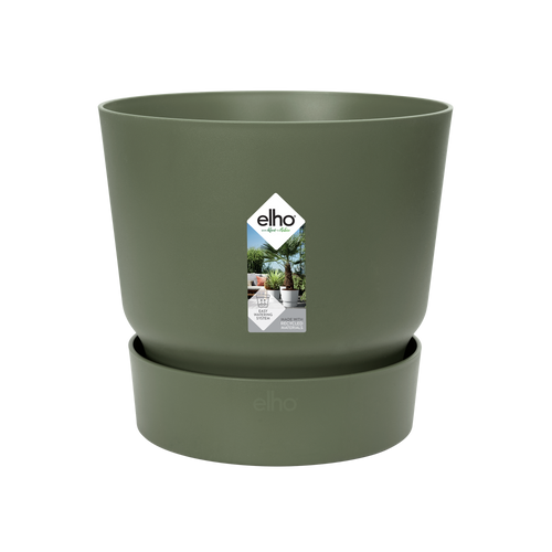 Topf Elho Greenville Round Grün - Ø24cm-↕23cm Everspring